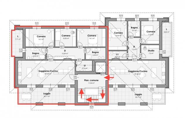 VA0234 - "ESCLUSIVA" CARPI IN MORBIDINA, ATTICO IN CLASSE A4 - Foto 10