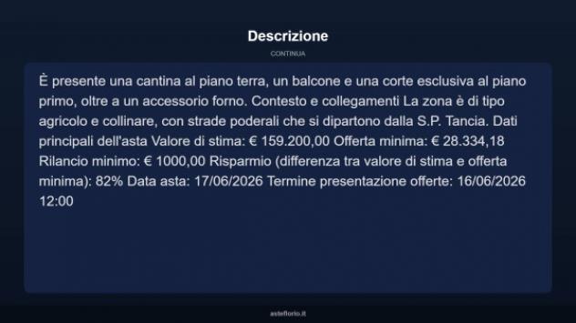 Immobile in asta di 194 m² in vendita a Mompeo - Foto 11