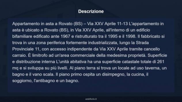 Immobile in asta di 261 m² con più di 5 locali in vendita a Rovato - Foto 11