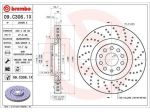 BREMBO Discofreno 09C3061X