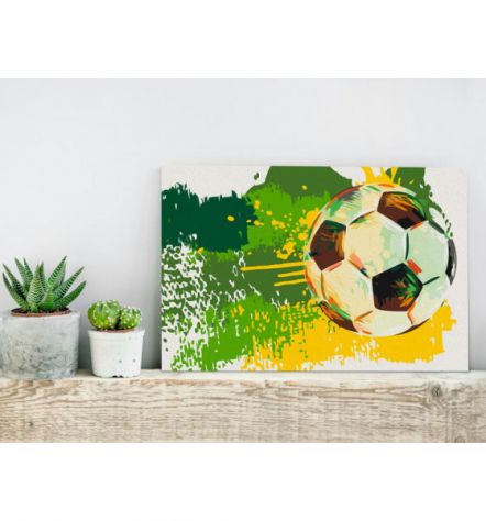 Quadro Fai Da Te 60x40 Cm. Calcio N.2 Arredalacasa Spedizione Gratis