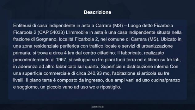 Immobile in asta di 304 m² con più di 5 locali in vendita a Carrara - Foto 5