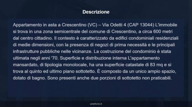 Immobile in asta di 83 m² in vendita a Crescentino - Foto 10