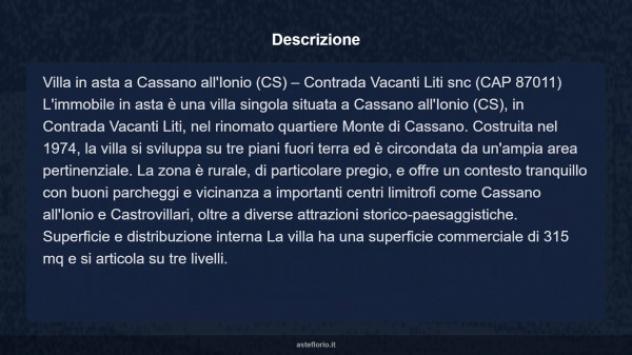 Immobile in asta di 315 m² in vendita a Cassano all'Ionio - Foto 17