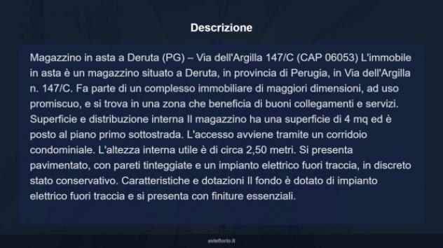 Immobile in asta di 4 m² in vendita a Deruta - Foto 4