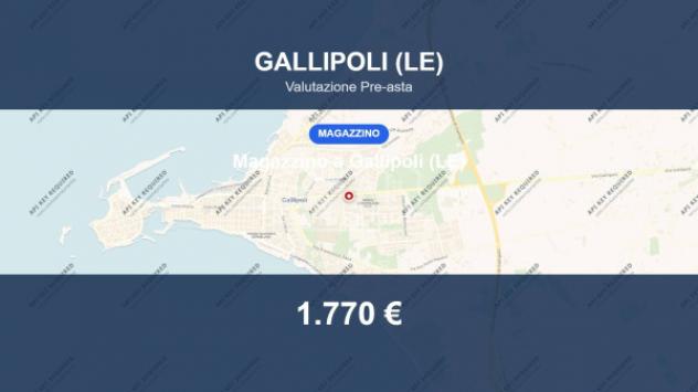 Immobile in asta di 9 m² in vendita a Gallipoli