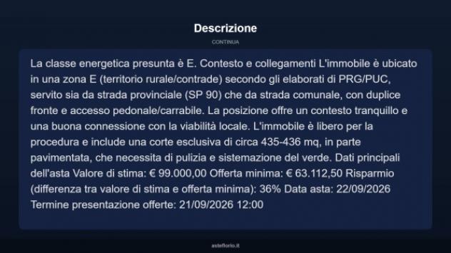 Immobile in asta di 112 m² in vendita a San Lorenzo Maggiore - Foto 16