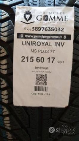 4 gomme 215 60 17 UNIROYAL A1482 - Foto 2