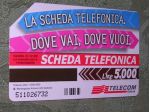 SCHEDA TELEFONICA ITALIA 77