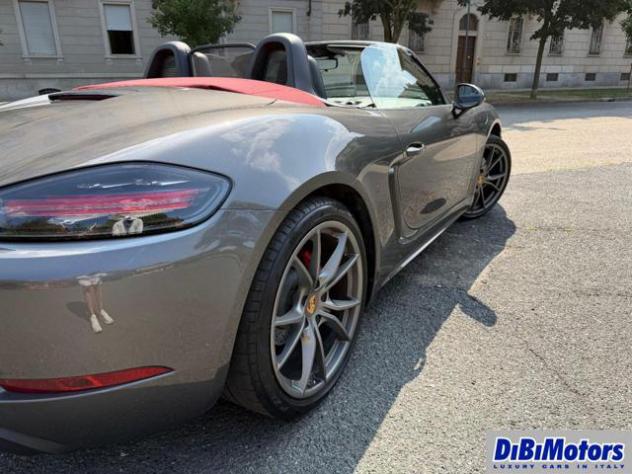 PORSCHE 718 Spyder 2.0 T GRIGIO AGATA CAPOTTE ROSSA CARBON ECC! rif. 23962385 - Foto 5