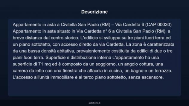 Immobile in asta di 71 m² in vendita a Civitella San Paolo - Foto 5