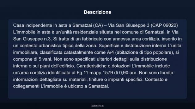 Immobile in asta di 90 m² in vendita a Samatzai - Foto 3