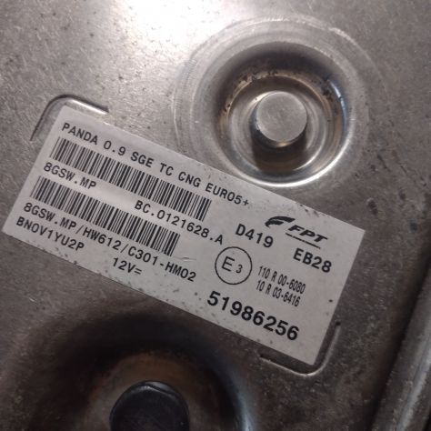 Centralina Motore FPT Fiat Panda 3^ 0.9 BZ 8GSW.MP 51986256 HW612 - Foto 6