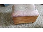 POGGIAPIEDI E PORTAOGGETTI IKEA CON CUSCINO-