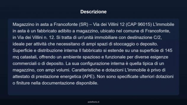 Immobile in asta di 145 m² in vendita a Francofonte - Foto 10