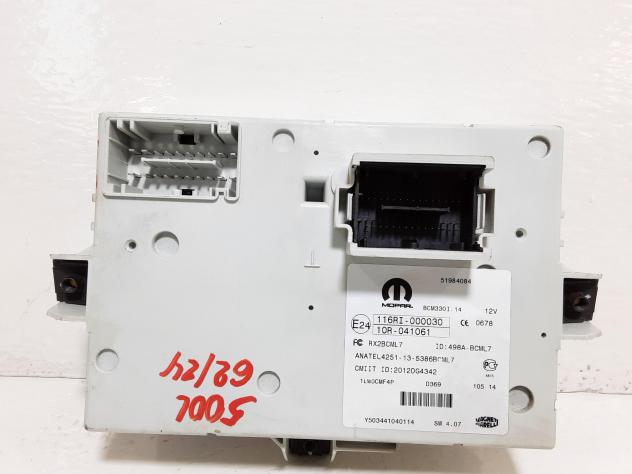 BODY COMPUTER FIAT 500 L Serie (351_352) 51984084 (12)
