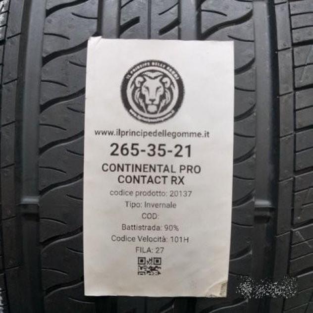 2 gomme 265 35 21 continental a20137 - Foto 2