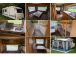 Roulotte Adria Unica B 541 DK con veranda letti castello, doppia dinette, bagno