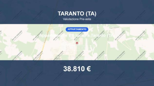 Immobile in asta di 120 m² con più di 5 locali in vendita a Taranto