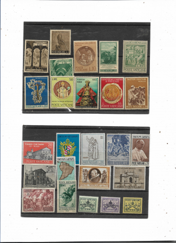 1936/1973 VATICANO N 25 FRANCOBOLLI NUOVI
