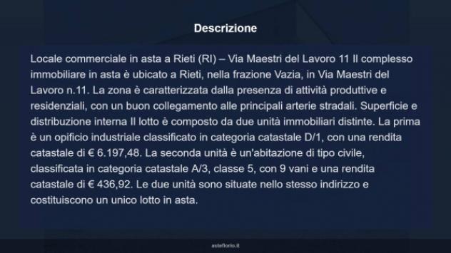 Immobile in asta di 140 m² in vendita a Rieti - Foto 5