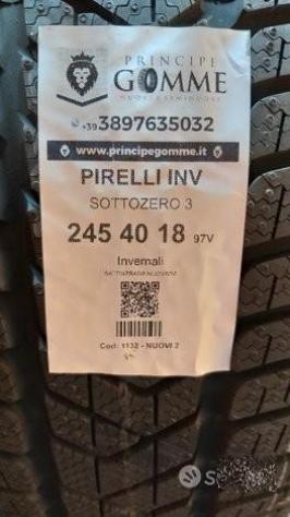 2 gomme 245 40 18 PIRELLI A1132 - Foto 2