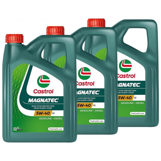 Olio Motore Castrol Magnatec 5W40 C3 Lt.12