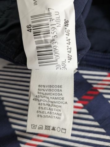 DONNA Pantalone Camomilla 46 blu marino - Foto 4