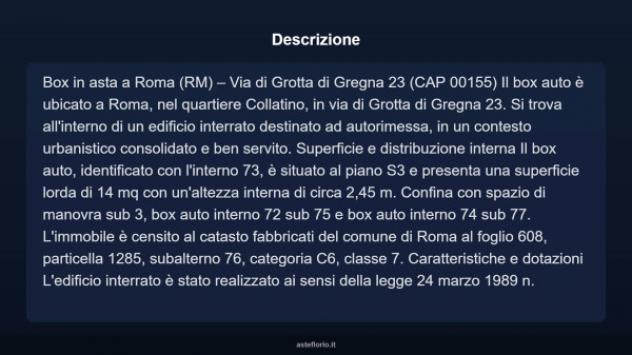 Immobile in asta di 14 m² in vendita a Roma - Foto 4