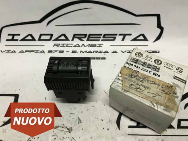 Comando Regolazione Fari Volkswagen Polo - Lupo 6Q0941333C