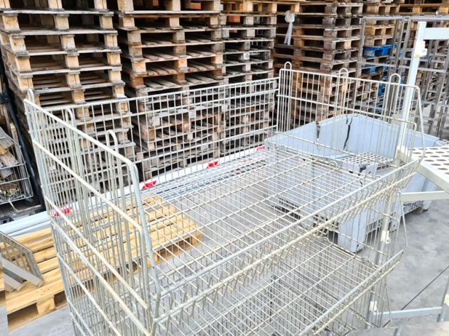 cesta espositiva in filo usata - Foto 4