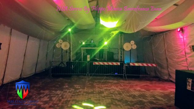Tendoni per eventi Pubblici Gazebo  7 x 15 x 3,3 mt. pvc ignifugo 550 a Pontida - Foto 3