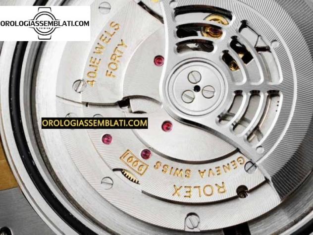 Rolex Replica SKYDWELLER SS/YG BEST EDITION QUADRANTE NERO SU BRACCIALE SS/YG JUBILEE A23J - Foto 7
