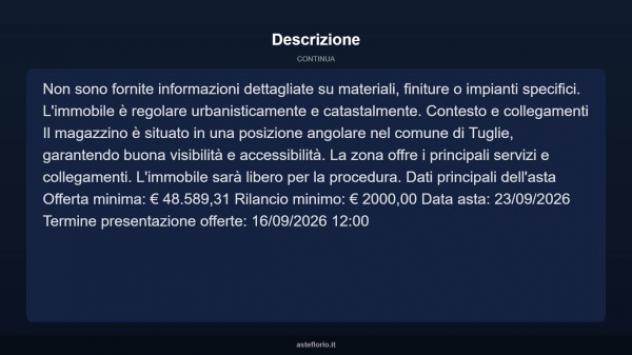 Immobile in asta di 245 m² in vendita a Tuglie - Foto 4