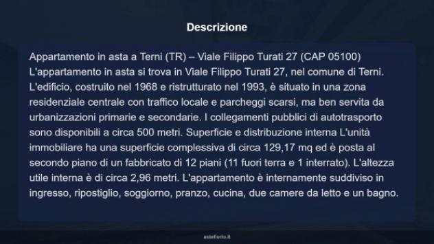 Immobile in asta di 129 m² in vendita a Terni - Foto 12