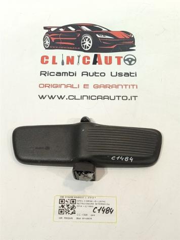 SPECCHIETTO RETROVISORE INTERNO OPEL Corsa E 3° Serie 010456 A049333 B14XER (15) - Foto 2