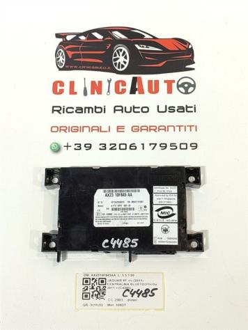 MODULO CONTROLLO BLUETOOTH JAGUAR XF Serie AX2310F845AA 306DT diesel 2993 (1115)