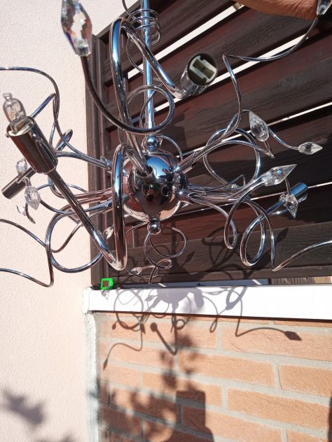 LAMPADARIO METALLO DESIGN MEDUSA - Foto 8