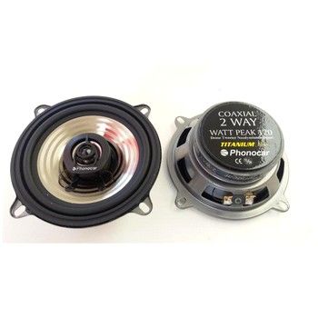 Coppia altoparlanti per auto 130mm marchio PHONOCAR Mod.2/663 Titanium Line 120w