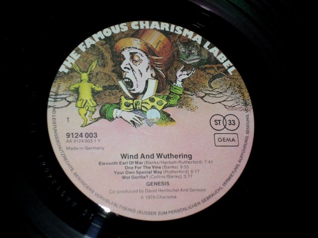 GENESIS - Wind & Wuthering - LP / 33 giri 1976 + Inner Sleeve Charisma - Foto 4