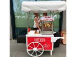 Noleggio carretto hot dog pizza grattachecca caldarroste MELE CARAMELLATE