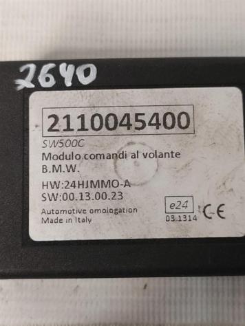 CENTRALINA COMANDI VOLANTE MULTIFUNZIONE BMW Serie 3 E91 Touring 2110045400 24HJMMO-A (0508) - Foto 2