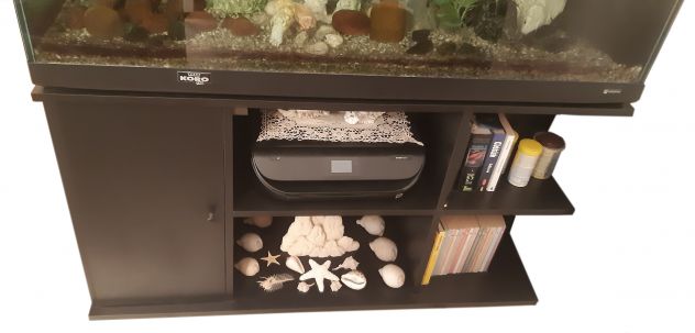 Acquario usato 340 litri (125x62x49) + mobile (125x71x49) - Foto 3