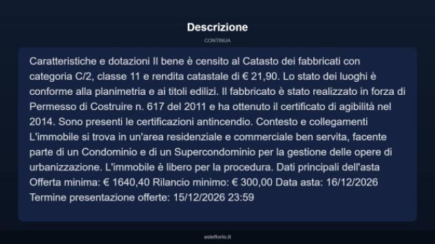 Immobile in asta di 5 m² in vendita a Roma - Foto 4
