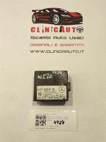CENTRALINA ALLARME MERCEDES Classe S W220 4° Serie A2118209126 (9905)