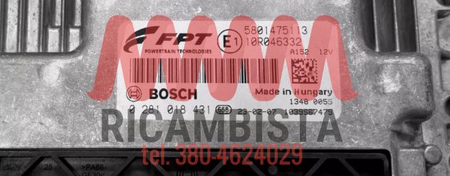 5801475113 Iveco centralina motore Bosch 0281018431