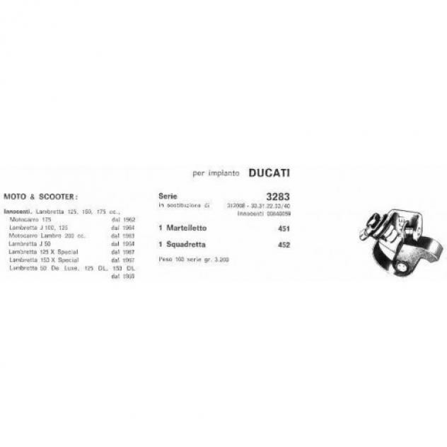 Contatti impianto Ducati Icet 3283 - Foto 3