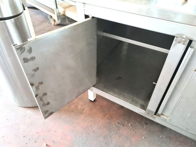 tavolo armadiato da preparazione usato - Foto 5
