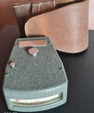 Elcometer East Lancs. Chemical. Manchester  vintage  misuratore di spessore - Foto 2