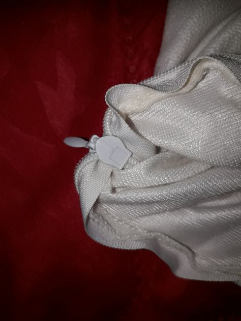 copricuscino per divano,letto,beige-bianco-con scritto Natale e buon anno. - Foto 4